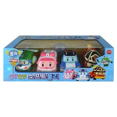 ROBOCAR POLI 波力 柔軟玩具車組, 混色, 1組