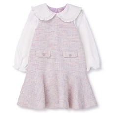 Perimitz 女童款粗花呢連身裙