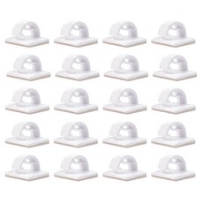 아리코 차량용 케이블 선정리 클립 화이트, 20개