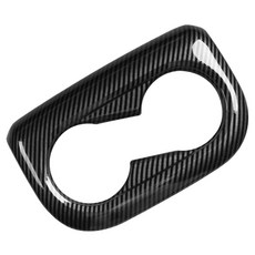 Ioniq 5 改裝 第一排杯架飾板蓋, 線條, 碳纖維