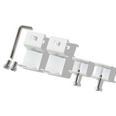 韓國 amante 免釘免鑽孔窗簾掛勾組 3 x 7cm, 白色, 1個