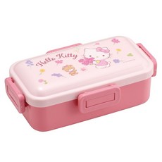 Skater 抗菌便攜器530ml PFLB6AG+蓋子+隔板+矽膠包裝套裝, 凱蒂貓24, 1組