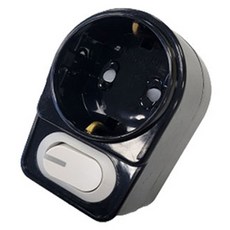 에코파워탭 절전형 LED L자 멀티탭 1구 PS-TS, 8.2cm, BLACK, 1개