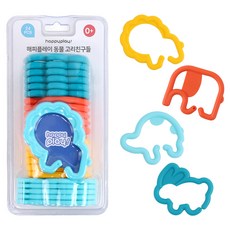 happyplay 動物吊環朋友 嬰兒車玩具 24件組, 隨機出貨