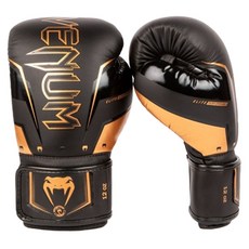 VENUM Elite Evo 拳擊手套 雙手, 1套, 黑色+銅色