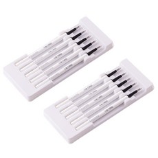 deLi 得力 PUPAL 軟式易握可擦式中性筆 0.5mm SA456 5入, 黑色, 2個