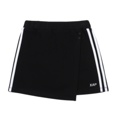 applepink 撞色飾帶裝飾裹身裙 T104