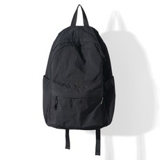 bubilian 男女通用柔軟基本後背包, 黑色