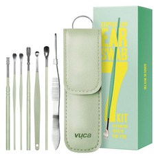 vuca 耳垢清潔掏耳棒7件組套裝, 1套