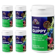 모비딕 YB 구피 전용사료, 5개, 100ml