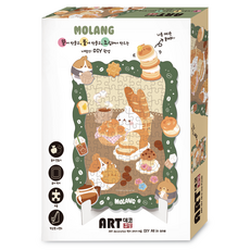 裝飾貼紙 Mollang 咖啡廳 ART108-203, 混合色, 108件, 1個