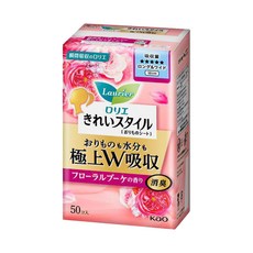 Laurier 蕾妮亞 5倍超吸收系列 綿柔護墊 花香, 16cm, 50片, 1包