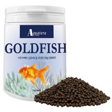아쿠아테라 금붕어사료 부상성, 120g, 1개
