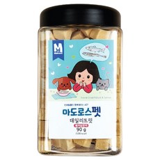 마도로스펫 강아지 데일리트릿 북어 & 연어, 혼합맛(북어/연어), 90g, 1개 혼합맛(북어/연어), 90g, 1개
