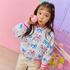 LILIPURRI 女童款獨特印花外套