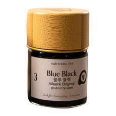 윙크 미니 병잉크 15ml, No 3 블루블랙, 1개