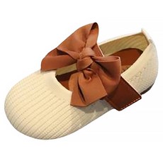 베베마루 여아용 골지등 리본 구두 9588