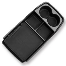 汽車改裝中控台下方收納托盤, EV9, 黑色