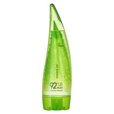 HOLIKA HOLIKA 92%蘆薈鎮靜保濕沐浴凝膠, 250ml, 1瓶