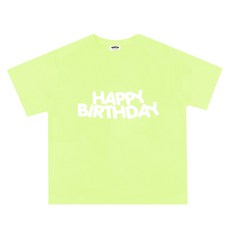 나노핏 아동용 통기성 생일 반팔 티셔츠