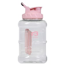FLEXBODY 大容量攜帶型水壺, 透明粉色, 1.5L, 1個