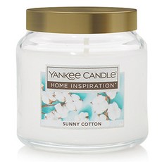 YANKee CANDLe Home Inspiration 超值香氛蠟燭 S, 142g, 1個, 陽光棉花