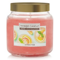 YANKee CANDLe Home Inspiration 超值香氛蠟燭 M, 425g, 1個, 柑橘氣泡