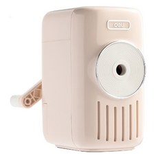 deLi 得力 牛奶白點綴削鉛筆機 VB165, 1個, 牛奶粉