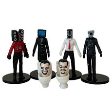 Skibidi廁所迷你公仔6件組, 1套