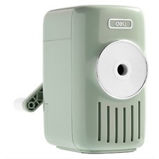 deLi 得力 牛奶白點綴削鉛筆機 VB165, 1個, 牛奶綠