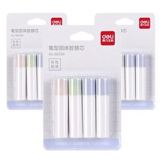 deLi 得利 Nusign 補充膠棒 4件組 9629A, 3個