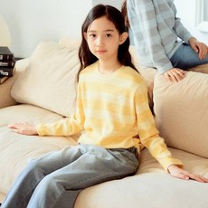 女童 SM2 條紋針織衫