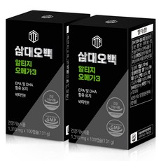 삼대오백 뉴트리커먼 알티지 rTG 오메가3 대용량 131g, 100정, 2개