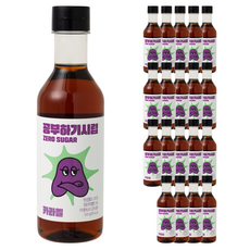 큐원 트루스위트 카페시럽 공부하기시럽 카라멜, 520g, 20개