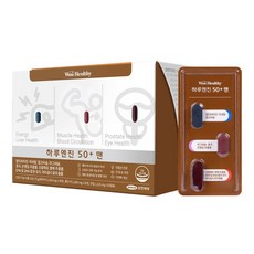 위시헬씨 하루엔진 50+ 맨 멀티비타민, 30회분, 1개