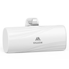 밸류엠 도킹형 거치 보조배터리 D1 4000mAh 애플8핀, VM-B2PA4SI8P(8핀), 화이트