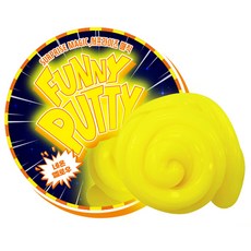 David Toy Funny Putty 史萊姆, 螢光黃, 40g, 1個