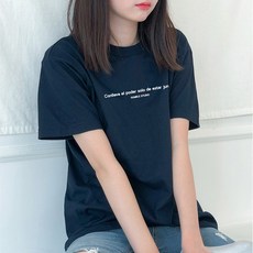 女款字母印花短袖T恤