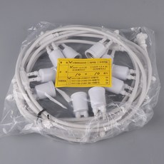 WONHA Vitson 太陽能 10燈 派對燈 戶外燈串 10m, 1個, 白色