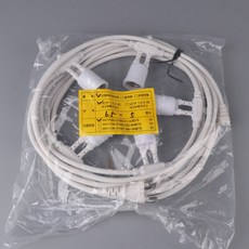 WONHA Vitson 太陽能 5分岐 派對燈 戶外燈串 6.5m, 白色, 1個