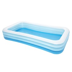 Bestway 3層超大型透明方形游泳池