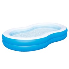 Bestway S型藍色湖泊戲水泳池 PL54117, 藍色, 1個