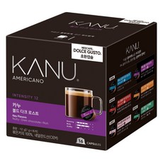 KANU 黃金深度烘焙膠囊咖啡 Dolce Gusto咖啡機適用, 7g, 16顆, 1盒