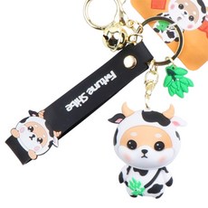 CARTEM 12生肖角色多功能鑰匙圈, 1個, 牛(丑)