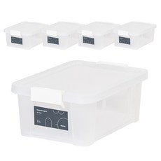 Changsin Living 昌信生活 韓國製造 Simple Step 收納箱, 5個, 白色