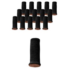 舒活家居 高級針織防噪音防滑家具椅腳套, 16個, 黑色