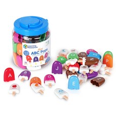 Learning Resources 迷你冰棒造型字母學習玩具 LER6799, 混色