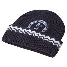TOTTENHAM HOTSPUR 足球標準托特納姆熱刺隊大標誌毛線帽, 海軍藍