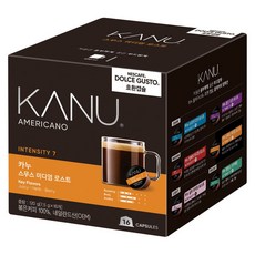 KANU 溫醇中焙黑咖啡膠囊, 16顆, 7.5g, 1盒