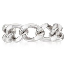 로이드 남녀공용 러브락 플레인 체인반지 M 8mm